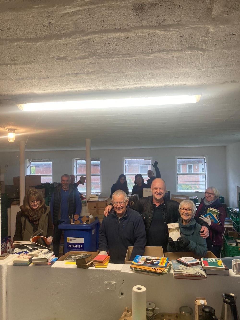 Bücherlager in Fischerhude